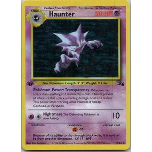 Haunter Fossil 1st Edition "Reprinted"